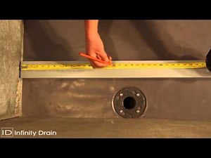 Infinity Drain - Site Sizeable PVC Linear Drain Installation