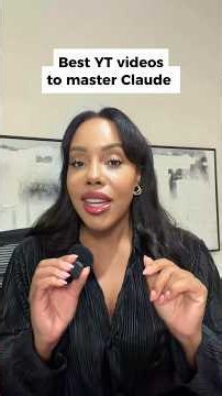 Best YouTube videos to master Claude AI