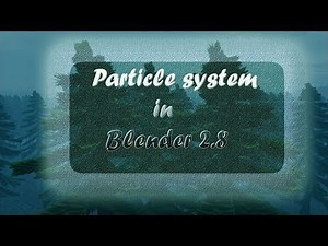 Particle system in Blender 2.8 | Blender 2.8 | R animation studios
