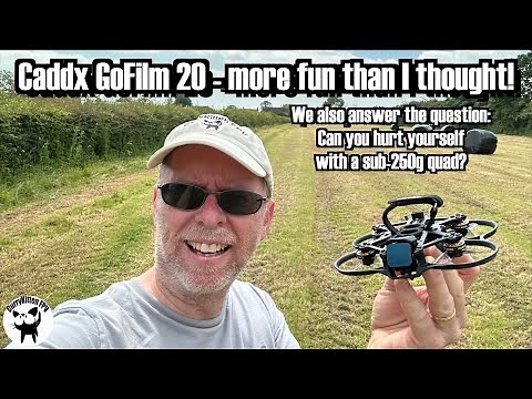 Caddx GoFilm 20 - a tiny cinematic drone that's actually fun to fly!