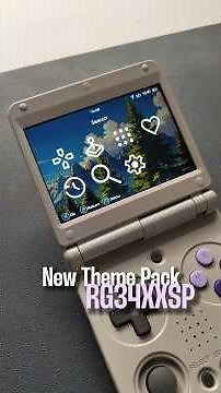 New Theme Pack for RG34XXSP - Stock Mod OS #anbernic #theme