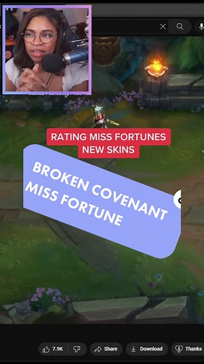 League of Legends Broken Covenant Miss Fortune Skin Reaction