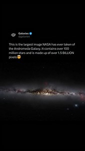 This video begins with a ground-based view of the night sky, before zooming in on a Hubble image of the Andromeda galaxy — otherwise known as M31. The Hubble image of the galaxy is the biggest Hubble image ever released and shows over 100 million stars and thousands of star clusters embedded in a section of the galaxy’s pancake-shaped disc stretching across over 40 000 light-years. Credit: NASA/ESA | Galaxies Video