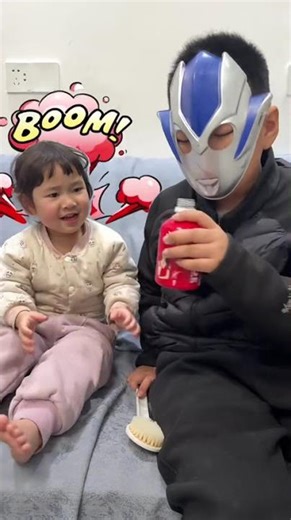 Hilarious Dad's Tickling Battle with UltraMan - Family Fun Time