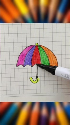 ☔☔☔ #art #artinstruction #colorio #drawing #drawing4kids #kidsdrawing #painting #coloringadventure