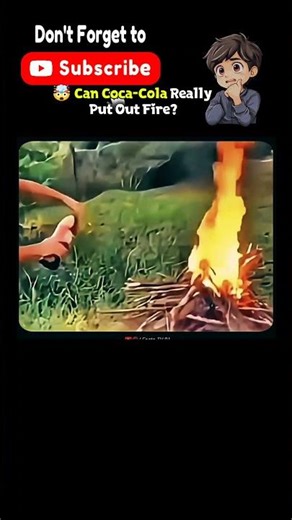 Can Coca-Cola Really Put Out Fire? 🤯🔥