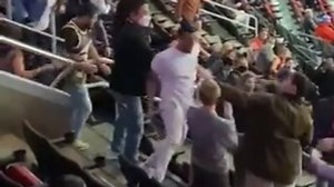 WATCH: Fans brawl during Spurs-Rockets game