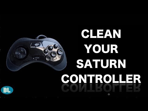 Sega Saturn Controller Pad Teardown & Cleaning Complete How To Guide