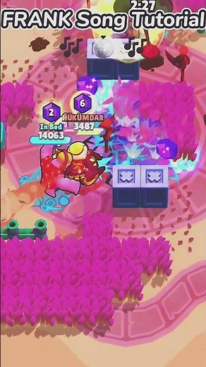 🎧🎵 FRANK Song Tutorial Brawl Stars 🎶| Frank Is The Best Brawler 🪩 #brawlstars