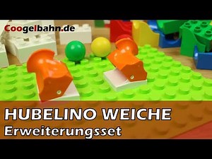 Ausprobiert 🎱 Die WEICHE für die HUBELINO Kugelbahn 😄 coogelbahn.de