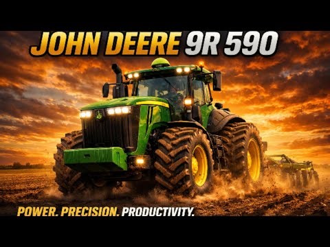 John Deere 9R 590 Review: 590 HP Farming Monster Explained
