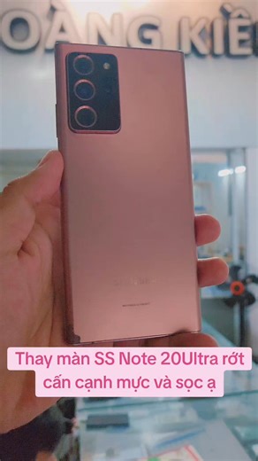 “Thay màn hình Galaxy Note 20 Ultra 📱 Sọc mực – xử lý gọn, hiển thị lại chuẩn” #hoangkieumobile #note20ultra #thaymanhinh #suamanhinh #brvt | Ép Kính Điện Thoại Màn Hình Cong Vũng Tàu