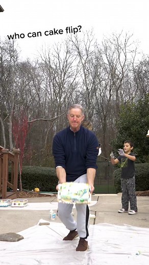 Fun Family Cake Flip Challenge | Cake Flip Expert and Fun Moments