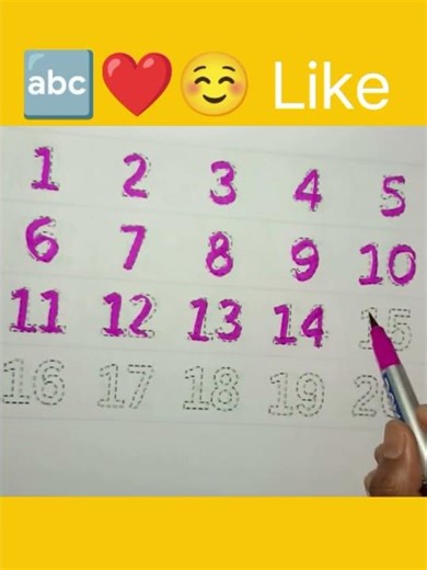 🥳1234 Easy Counting for BeginnersKids Learning Video – 1234 Numbers