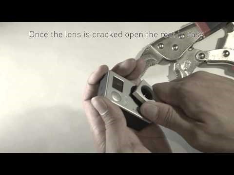 Changing lens on gopro hero 3 black plus