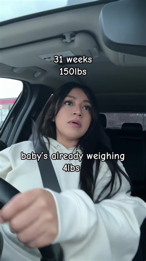I already had a full term, 9lb baby once 🫣🤭 How much did your baby weigh.. full term 🧐 #alehhandraaa #thirdtrimester #pregnanttok #boymom #fyp