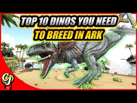 Top 10 BEST DINOS You Need To BREED In Ark Survival Evolved!! || Ark Survival Evolved!