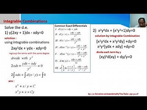 Integrable Combinations