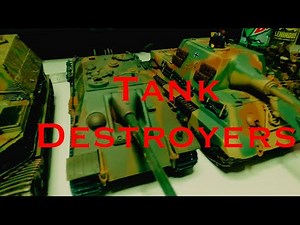 Forces of Valor and 21st Century Toys German WWII Tank Destroyers