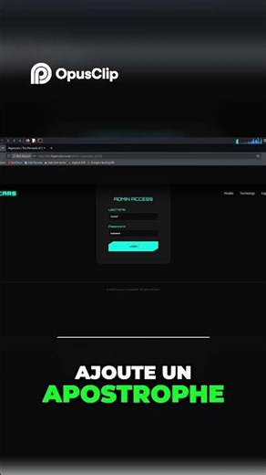 Extrait formation gratuite sur youtube #pentest #ctf