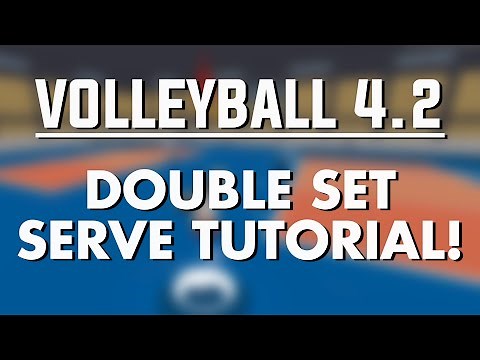 How to do the DOUBLE SET SERVE! | ROBLOX Volleyball 4.2