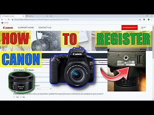 HOW TO REGISTER YOUR CANON GEAR