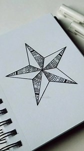 Star Mandala 🫶🏽✨🖤 #unique #creative #explore #mandala #artist #art #fb #fbyシvideo #zentangle | arthetic.silu