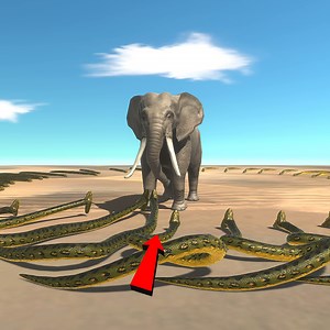 000222 Anaconda vs Everyone - Animal Revolt Battle Simulator | Gameroom