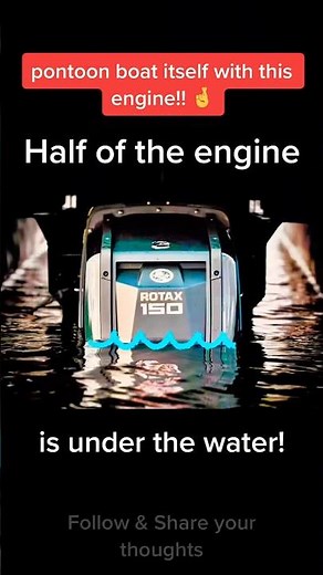 Manitou boat with Rotax S150 outboard engine with Stealth technology #pontoonboat #newboat #outboard