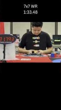 7x7 Rubiks Cube World Record #rubikscube #cubing