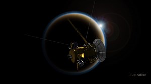 Cassini Conducts a Final Flyby of Titan Before Crashing into Saturn