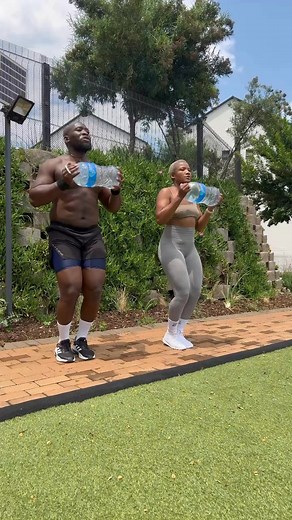 1.1M views · 10K reactions | Full body workout using 5L water bottles at home to intensify the workout and build muscle  ️. #reelsvideo #trendingreels #hiit #fyp #trending #fitnessmotivation #viralreels #reelsinstagram #reels #fitfam #viralvideoシ #viralchallenge | Coach Sam & Moo | Facebook