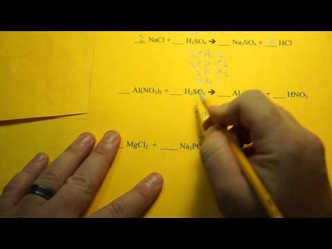 Balancing Chemical Equations (Double Replacement Reactions)