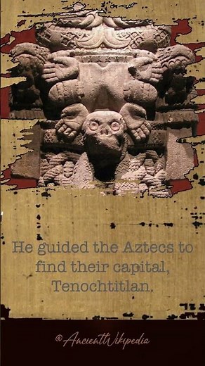 Huitzilopochtli : The Aztec Sun and War God Explained | Ancient Myths #AztecWarrior #AncientGods