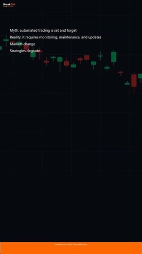 BreakOrb | Myth: automated trading is set and forget #Shorts