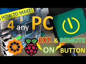 External/Remote Power On Button and Lock on for any PC including: Raspberry Pi 5 and Orange Pi 6+