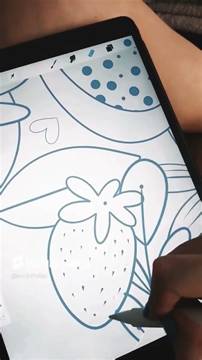 This is how I Drawing a Coloring Book in #Procreate #DigitalArt #DigitalArtist AV005