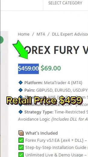 🔥 Forex Fury EA MT4 — Legendary Forex Trading Robot