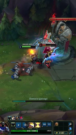 GAREN COMBO ULTRA HIPER MEGA CHAD 🗣🗣🗣#leagueoflegends #memes
