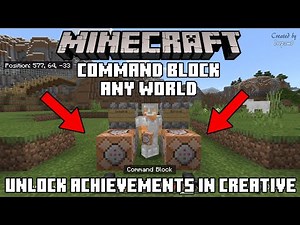 Minecraft Bedrock - COMMAND BLOCK ANY WORLD! (NEW DUPLICATION GLITCH) Tutorial