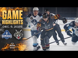Milwaukee Admirals at Chicago Wolves | Game Highlights | December 05, 2025