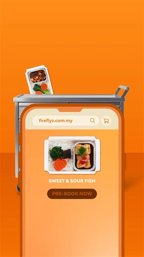2.5K views · 29 reactions | Pre-book your hot meals before you fly and have them served piping hot, straight to your seat. Because sky-high views are always better with a delicious meal to match ️ Find out more at fireflyz.com.my #FireflyAirlines #FlyFirefly #FlySmarterWithFirefly #FireflyPerks | Firefly Airlines | Facebook