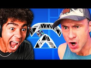 KingSammelot vs EVW - THE CLOSEST GEOMETRY DASH RACE EVER RECORDED