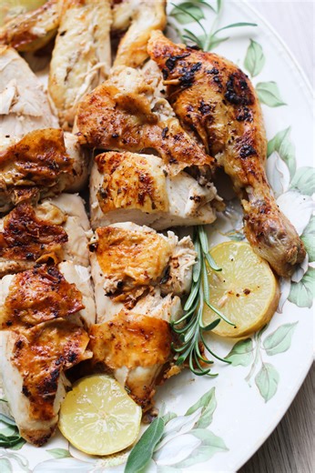 Easy Italian Roasted Chicken (Perfectly Juicy & Flavorful!)