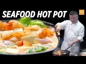 Delicious Chinese Seafood Tofu Stew • Taste Show