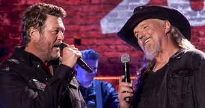 Country Superstars Blake Shelton and Trace Adkins Rock Nashville With Rowdy New Year's Eve Performance