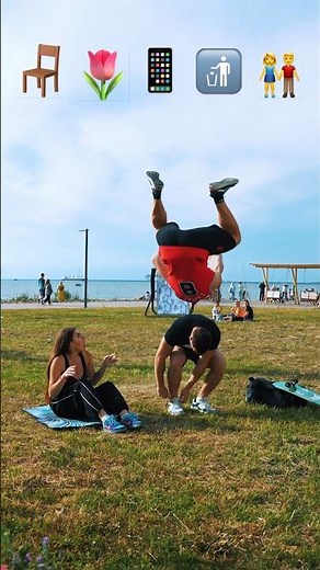 Parkour Pranks With Emojis pt.33😜🤟 #kiryakolesnikov #parkour #stunt #funny #prank #flip #comedy