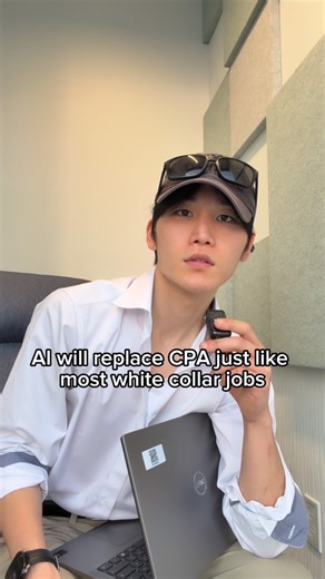 Won, CPA on Instagram: "So would I still recommend the CPA path to students and new grads? Yes! Compared to many office jobs, CPA is safer — because it’s licensed and tied to responsibility & judgment, not just tasks. AI is replacing tasks, not roles. Basic work is going away everywhere: • data checks • drafting • notes • emails That’s true for consulting, finance, marketing — all office jobs. The difference with CPA is this 👇 A CPA isn’t paid just to do work. A CPA is paid to sign, decide, and
