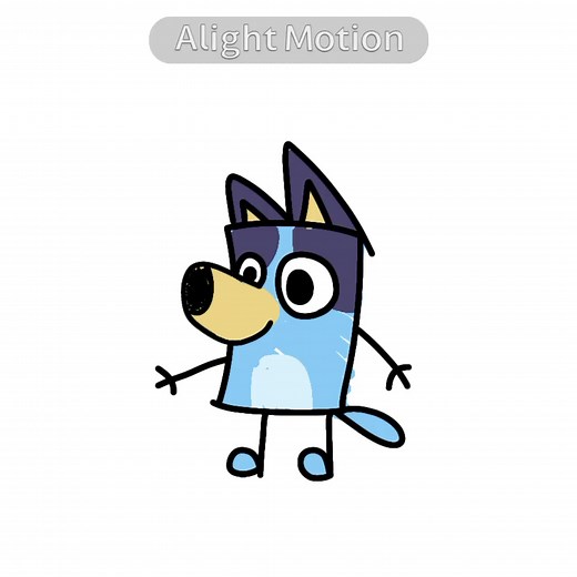 Bluey fan edit: emotional tweening clip