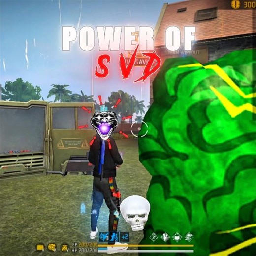 SVD God Aura 🗿#freefire #foryoupage